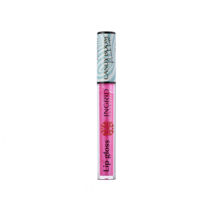 Gloss à lèvres "Peach Kiss"  Collection Candy Boom - 3 ml - Ingrid Cosmetics