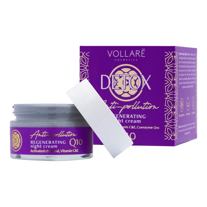 Crème / masque de nuit ultra-concentrée régénérante et anti-pollution- 50 ml - Vollaré