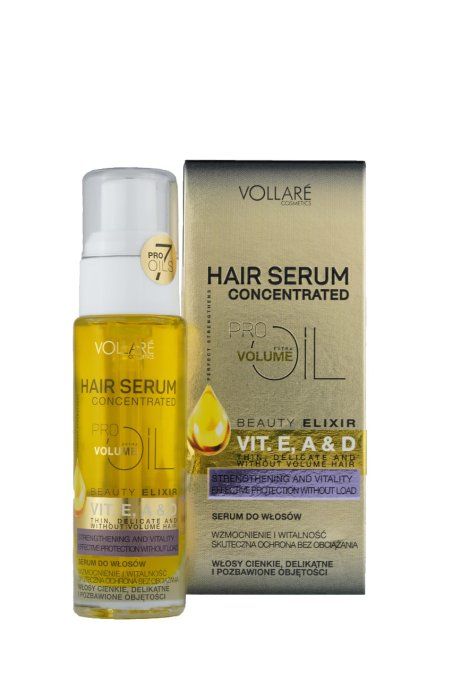 Serum cheveux fins et fragiles - Volume et densité - 30 ml - Vollaré Cosmetics