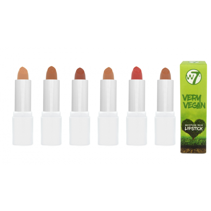 Lot de 6 Very Vegan Moisture Rich Lipstick NUDE