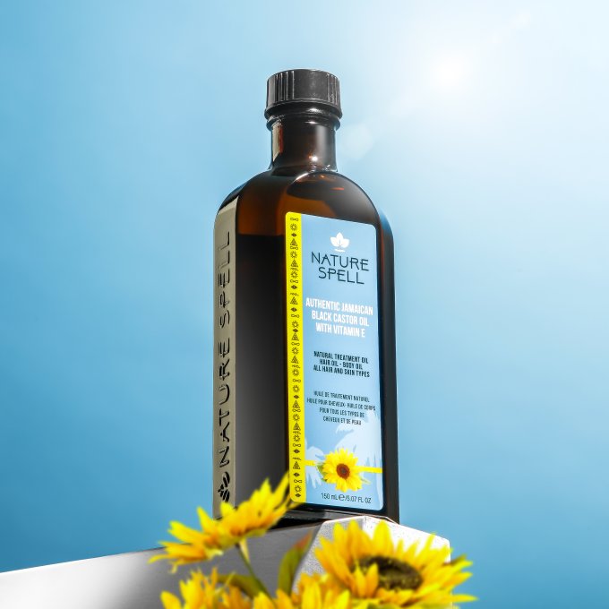 Huile de ricin noir jamaïcain et vitamine E – régénération intense et protection antioxydante