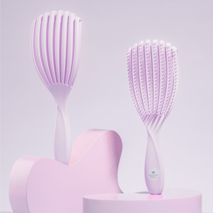 Brosse démêlante Flexiflow – brosse anti-nœuds flexible pour un démêlage tout en douceur - Coloris V