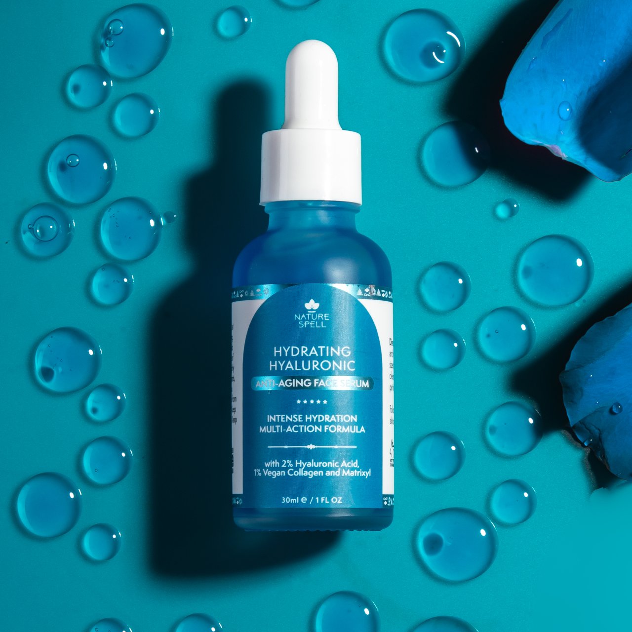 Sérum visage repulpant à l’acide hyaluronique et collagène vegan - Nature Spell