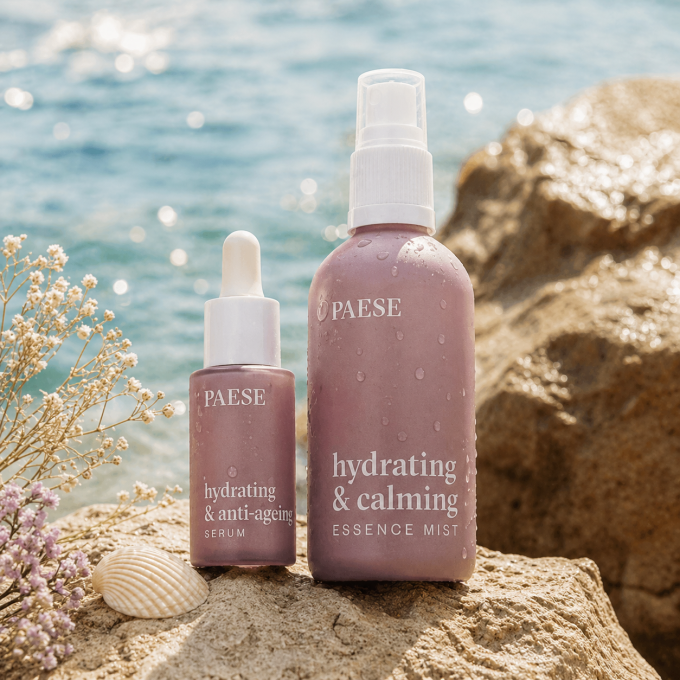 Duo de soins hydratants Nanorevit : Sérum Anti-Rides 30 ml et Brume Apaisante 100 ml - PAESE