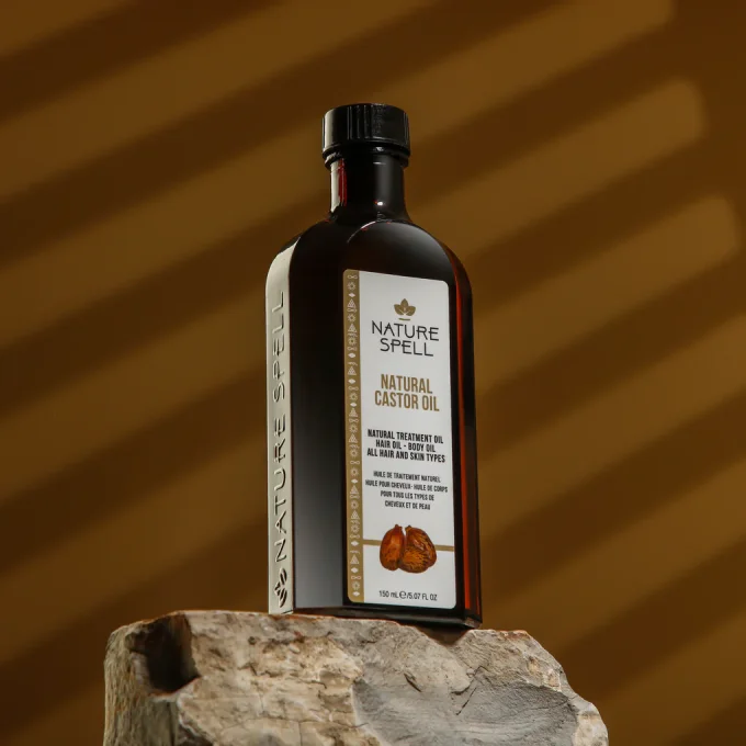 Soin à l'huile de ricin pour la peau et les cheveux – réparation et nutrition profonde