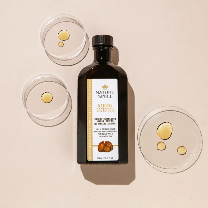 Soin à l'huile de ricin pour la peau et les cheveux – réparation et nutrition profonde