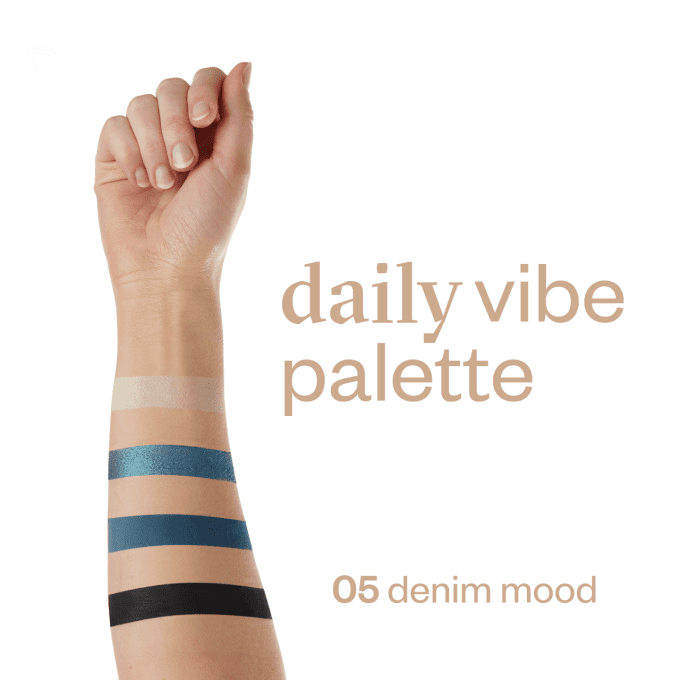 Palette d'ombres à paupières Vegan "Daily Vibes" - Denim Mood - 5,5 g - PAESE
