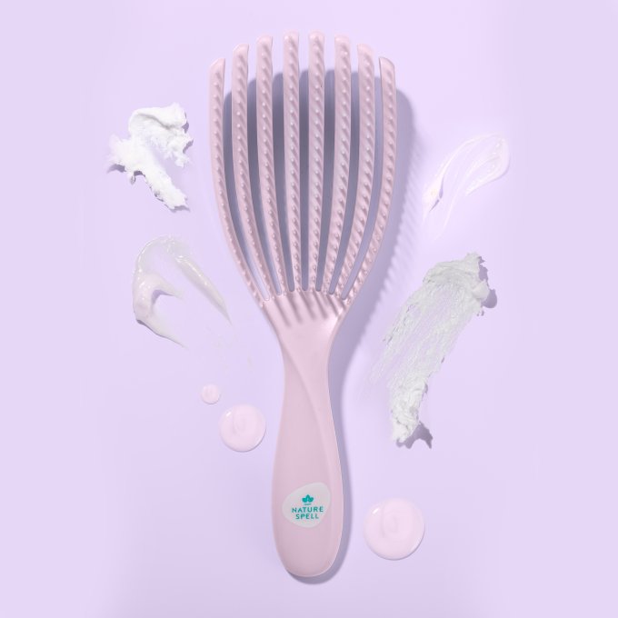 Brosse démêlante Flexiflow – brosse anti-nœuds flexible pour un démêlage tout en douceur - Coloris V