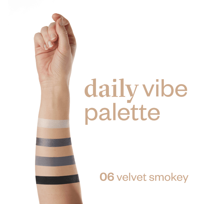 Palette d'ombres à paupières Vegan "Daily Vibes" - Velvet Smokey - 5,5 g - PAESE