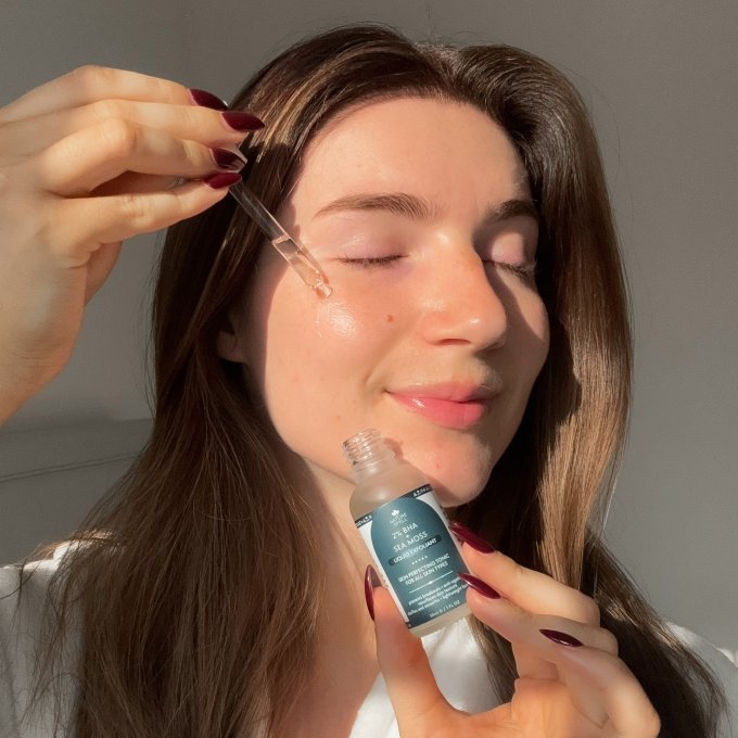 Exfoliant visage purifiant au BHA (acide salicylique) 2% – effet peau neuve - Nature Spell