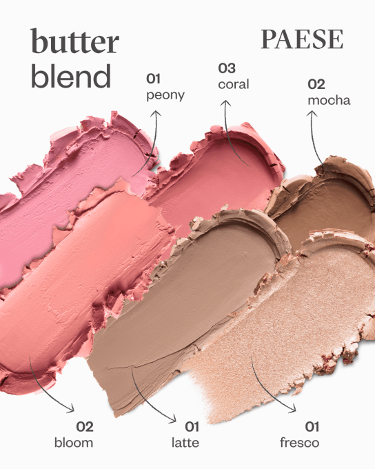 Blush crémeux en stick au beurre - 3 teintes - 6g - Paese
