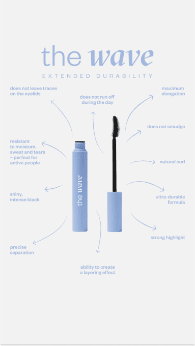 Duo "Warm Crush" : palette 8 ombres à paupières  11 g VEGAN et Mascara WAVE - PAESE