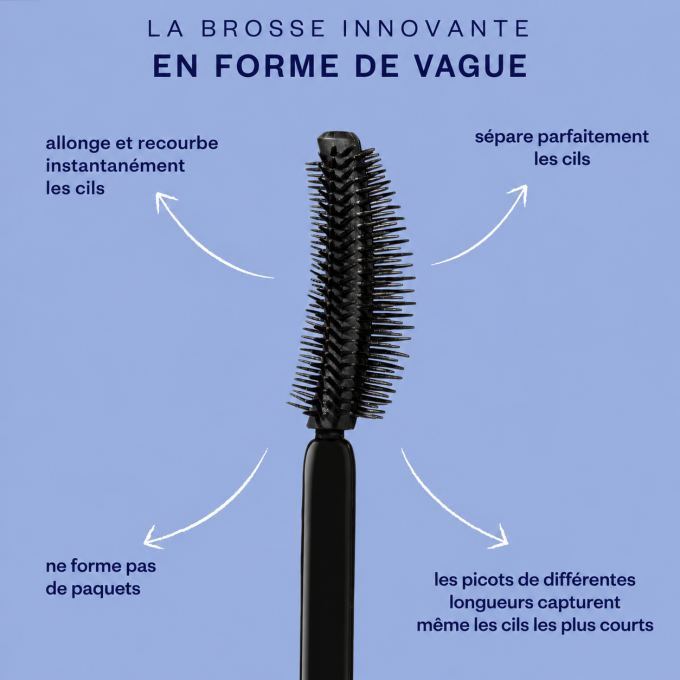 Mascara Longue tenue "The Wave" VEGAN - 10 ml - PAESE