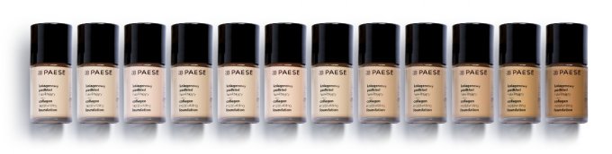 Fond de teint hydratant au collagène - 30 ml - 12 teintes - Paese