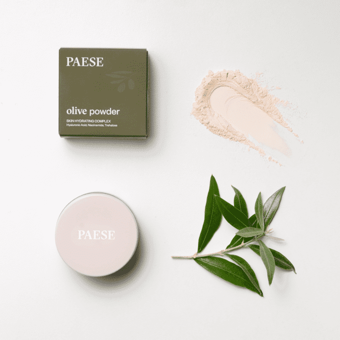 Poudre libre d'olive pour le visage 99,8% naturelle - 6 g - PAESE