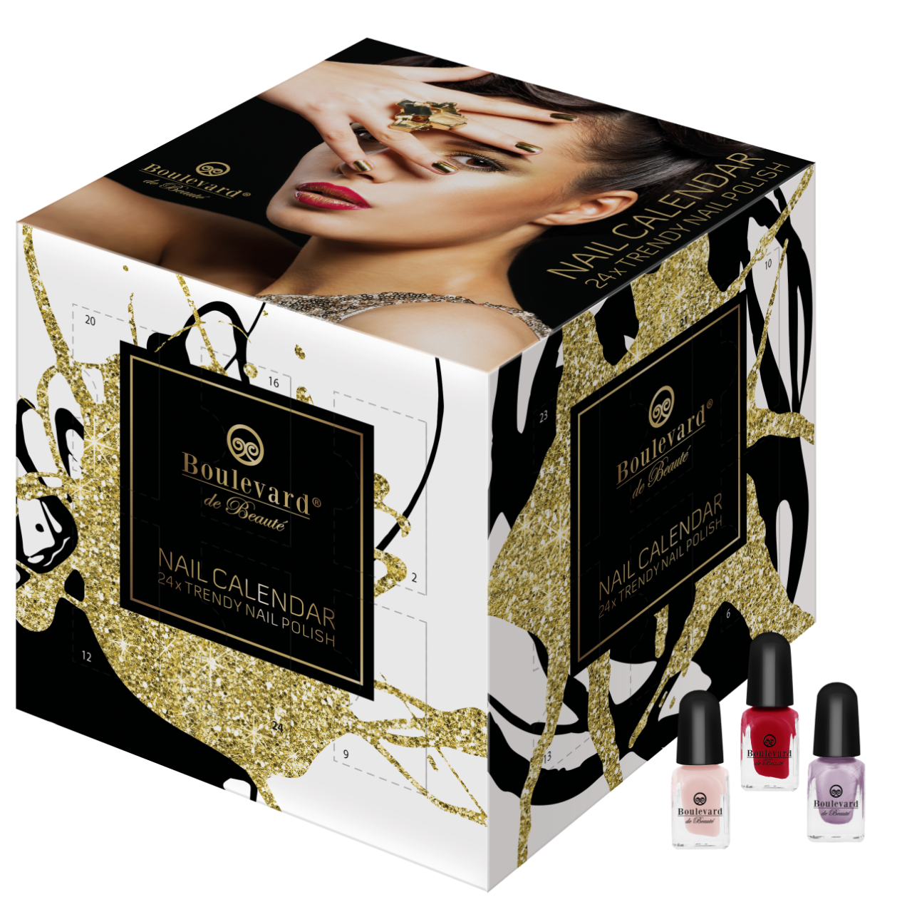 Calendrier de l'Avent 24 vernis à ongles - Sdi-paris