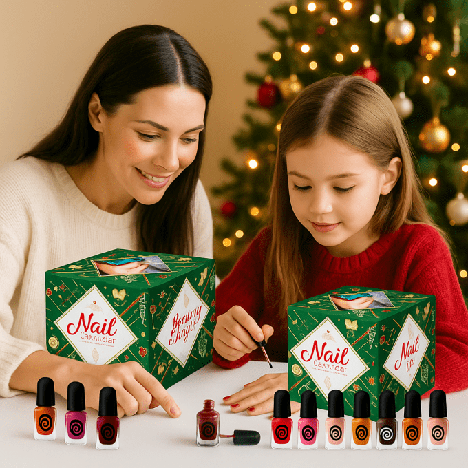Lot de 2 calendriers de l'Avent 24 mini vernis à ongles 3
