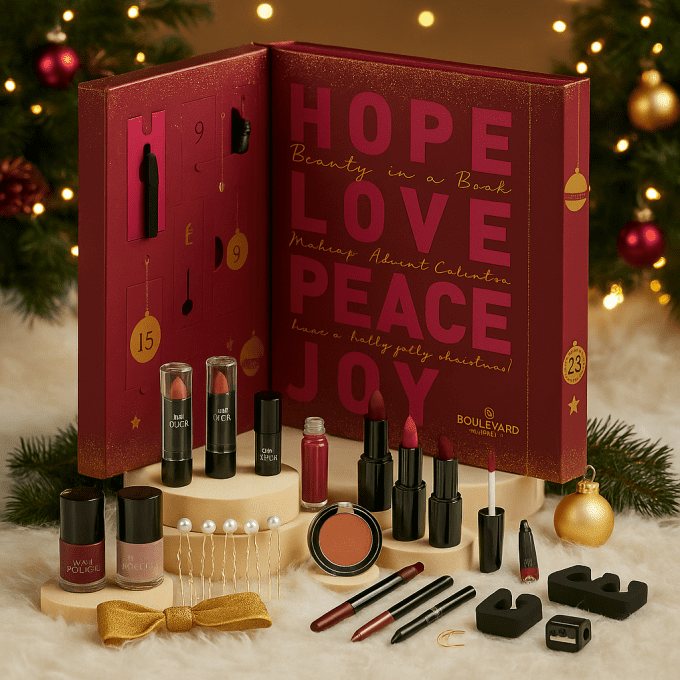 Lots de 3 calendriers de l'avent Beauty In A Book 2