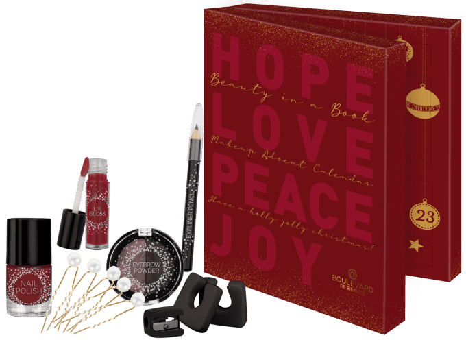 Lots de 3 calendriers de l'avent Beauty In A Book 2