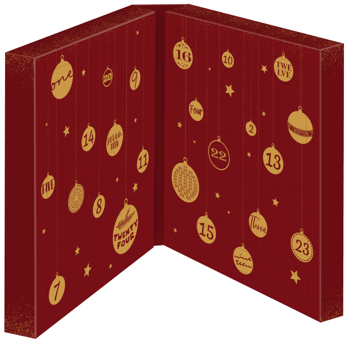 Lots de 3 calendriers de l'avent Beauty In A Book 2 - GRP