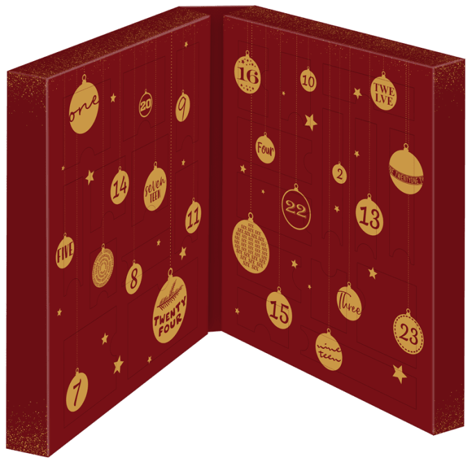 Lots de 3 calendriers de l'avent Beauty In A Book 2
