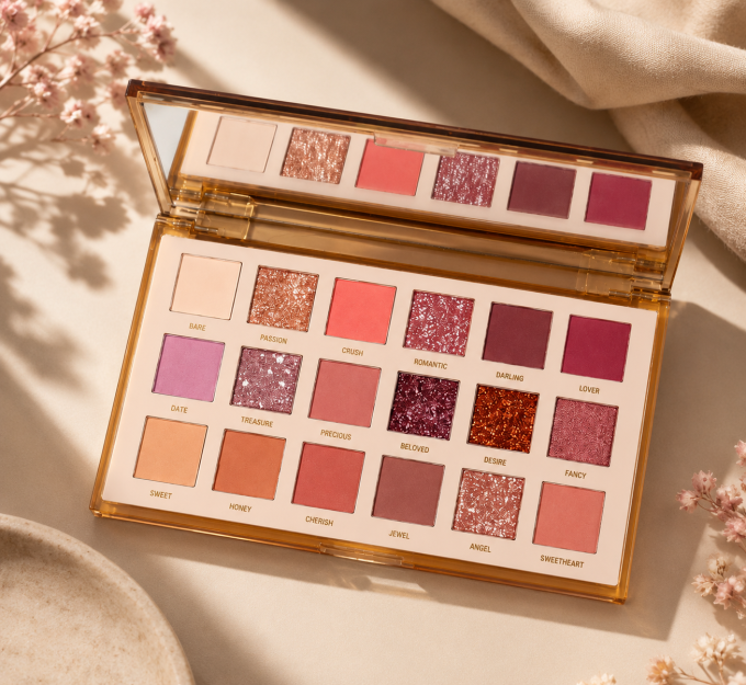 Palette de maquillage Very Nude - 18 couleurs - 22 g - Magic Studio