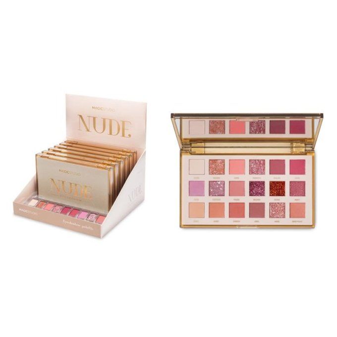 Palette de maquillage Very Nude - 18 couleurs - 22 g - Magic Studio