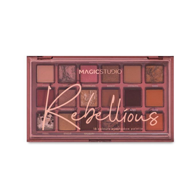 Palette de maquillage Rebellious - 18 couleurs - 22 g - Magic Studio