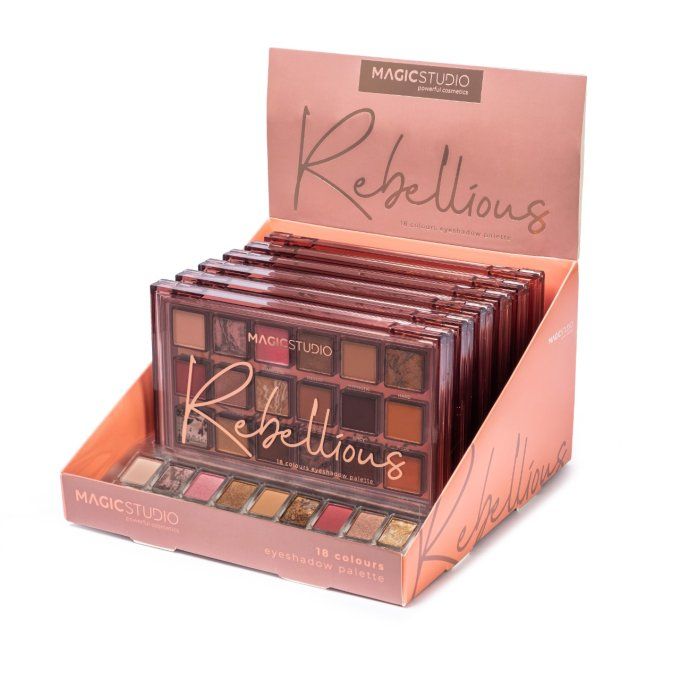 Palette de maquillage Rebellious - 18 couleurs - 22 g - Magic Studio