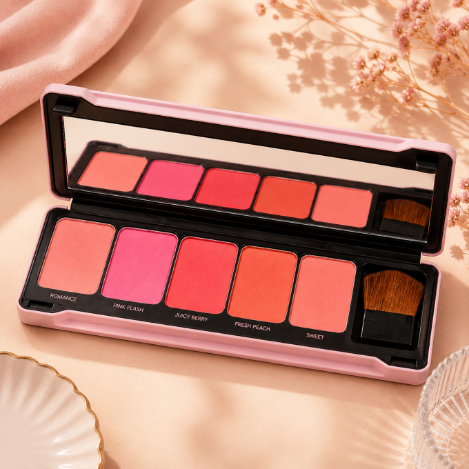 Palette 5 Blush FRESH - 5 couleurs - 14.5g - Magic Studio