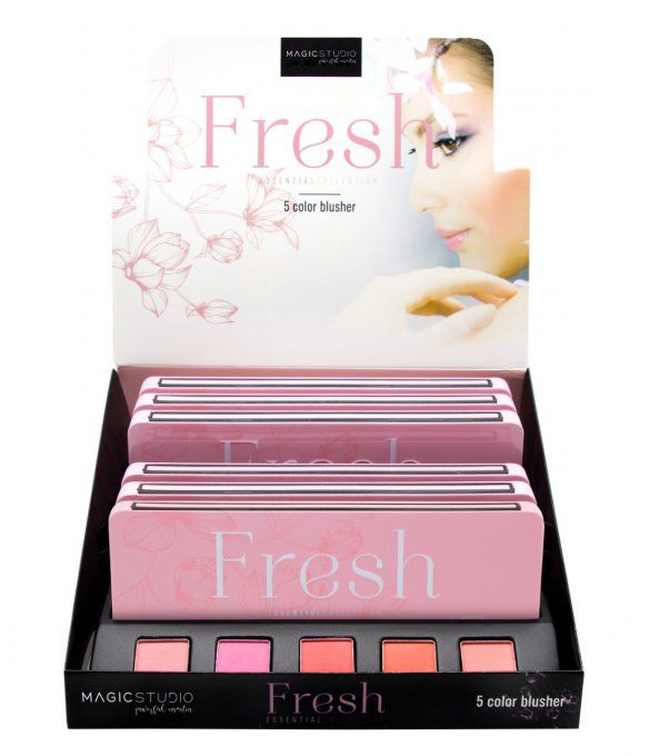 Palette 5 Blush FRESH - 5 couleurs - 14.5g - Magic Studio