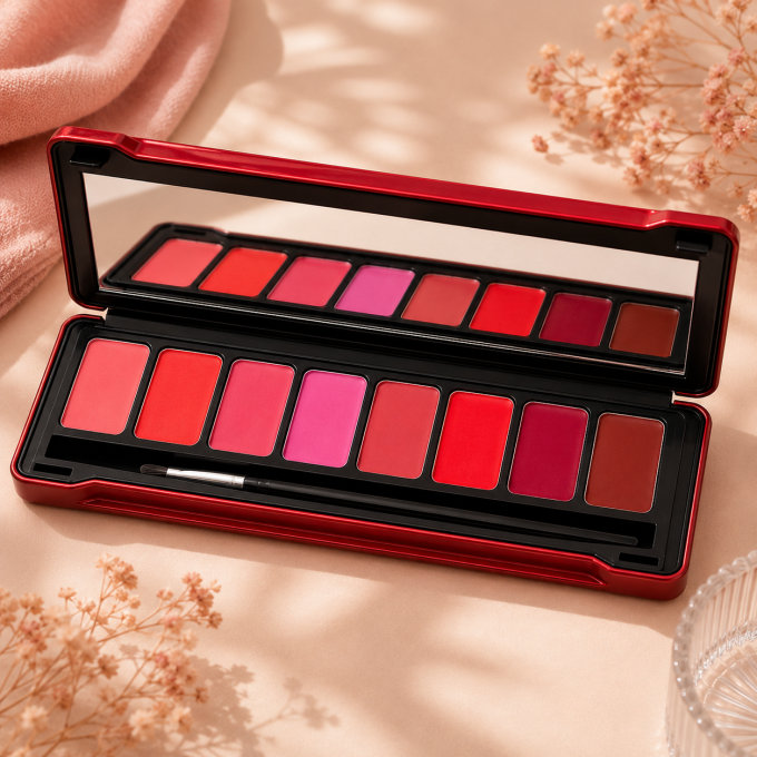 Palette de rouge à lèvres - 8 couleurs - 14.5 g - Magic Studio