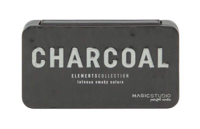 Mini Palette de maquillage Smoky Charcoal - 6 couleurs - 7 g - Magic Studio