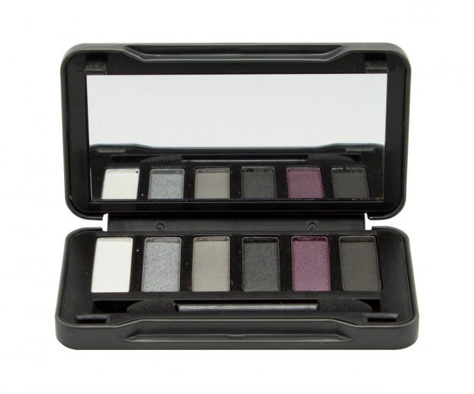 Mini Palette de maquillage Smoky Charcoal - 6 couleurs - 7 g - Magic Studio