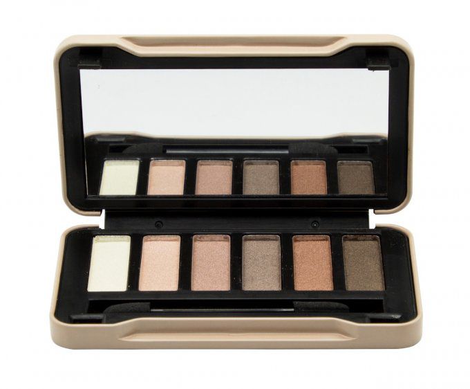 Mini palette de maquillage Nudes - 6 couleurs - 7 g - Magic Studio