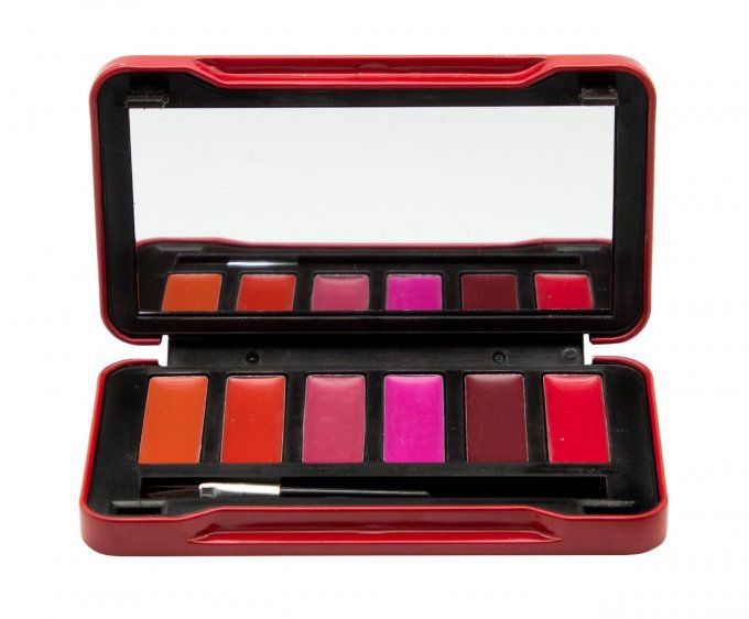 Mini palette de rouge à lèvres - 6 couleurs - 7 g - Magic Studio
