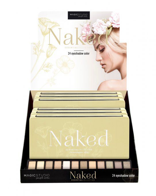 Grande Palette de maquillage NAKED - 24 couleurs - 21 g - Magic Studio