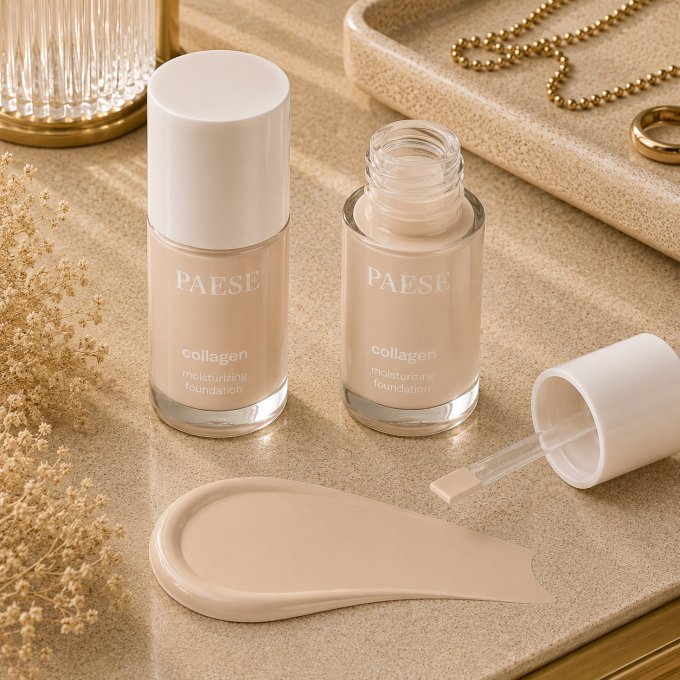 Fond de teint hydratant au collagène - 30 ml - 9 teintes - Paese