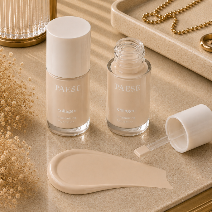 Fond de teint hydratant au collagène - 30 ml - 9 teintes - Paese