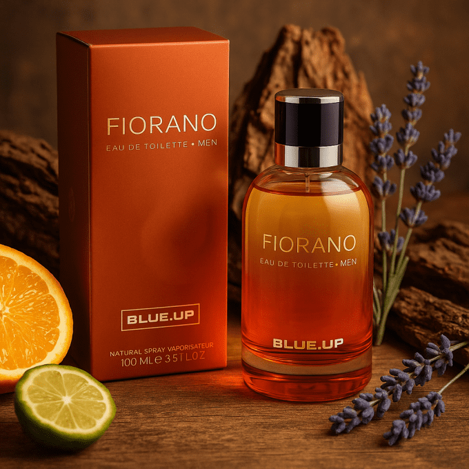 BLUE UP FIORANO – Eau de toilette homme 100 ml | Inspiration boisée florale au caractère affirmé