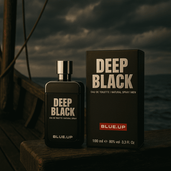 BLUE UP DEEP BLACK – Eau de toilette homme 100 ml | Inspiration aromatique fougère boisée