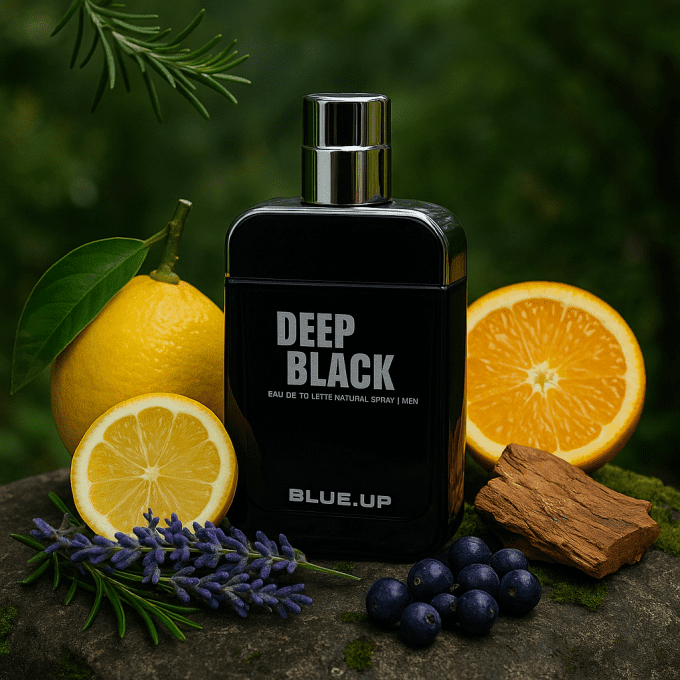 BLUE UP DEEP BLACK – Eau de toilette homme 100 ml | Inspiration aromatique fougère boisée