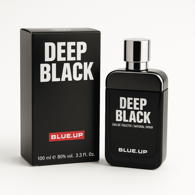 BLUE UP DEEP BLACK – Eau de toilette homme 100 ml | Inspiration aromatique fougère boisée