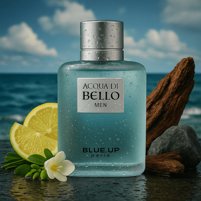 BLUE UP ACQUA DI BELLO – Eau de toilette homme 100 ml | Inspiration fraîche aquatique et boisée