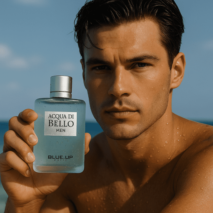 BLUE UP ACQUA DI BELLO – Eau de toilette homme 100 ml | Inspiration fraîche aquatique et boisée