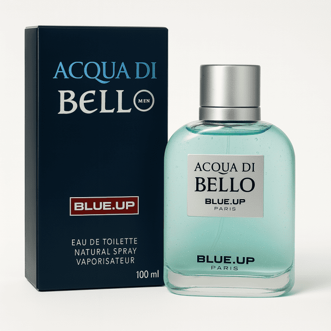 BLUE UP ACQUA DI BELLO – Eau de toilette homme 100 ml | Inspiration fraîche aquatique et boisée
