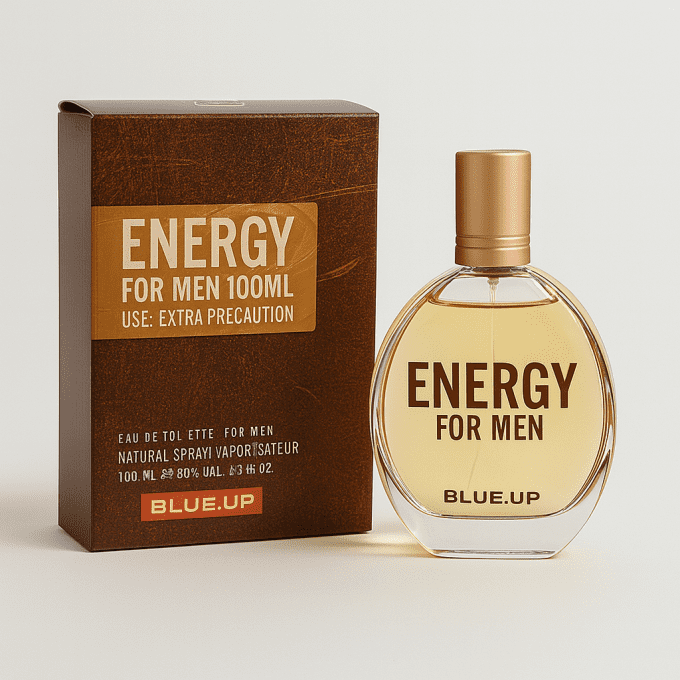 BLUE UP ENERGY FOR LIFE MEN – Eau de toilette homme 100 ml | Inspiration fruitée boisée vivifiante