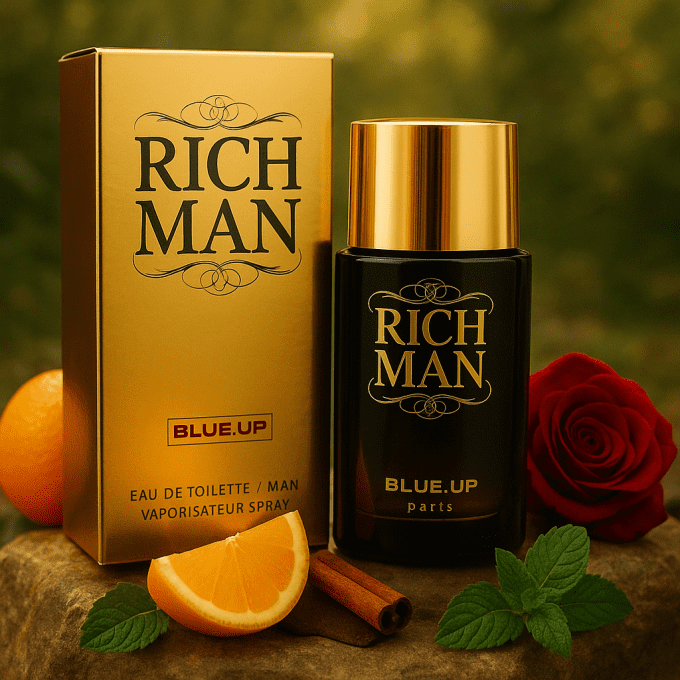 Blue-Up Rich Man Duke – Eau de parfum homme | Accord boisé oriental