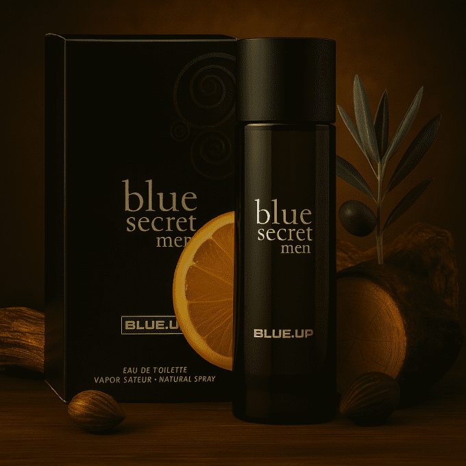 BLUE UP BLUE SECRET MEN – Eau de toilette homme 100 ml | Inspiration orientale boisée et aromatique