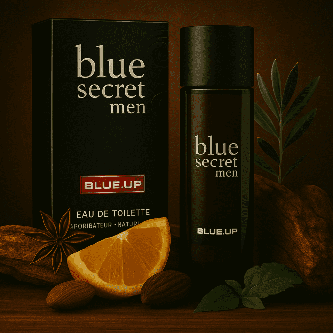 BLUE UP BLUE SECRET MEN – Eau de toilette homme 100 ml | Inspiration orientale boisée et aromatique